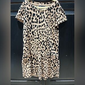 Gap Girls Leopard Print Dress Size M (8)